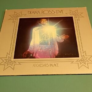 Diana Ross Live Vinyl Record - Cream Cover